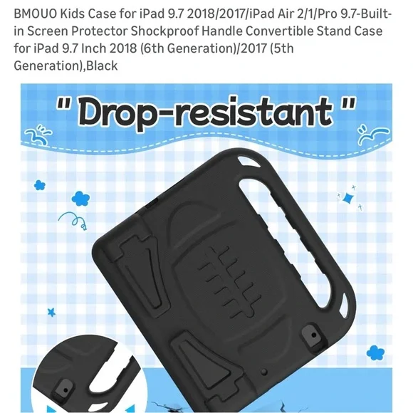 iPad Air 1st gen 32GB Model A1474 with Black Protective Case - Picture 14 of 16